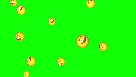 Lol-3D-Emojis-Falling-Green-Screen
